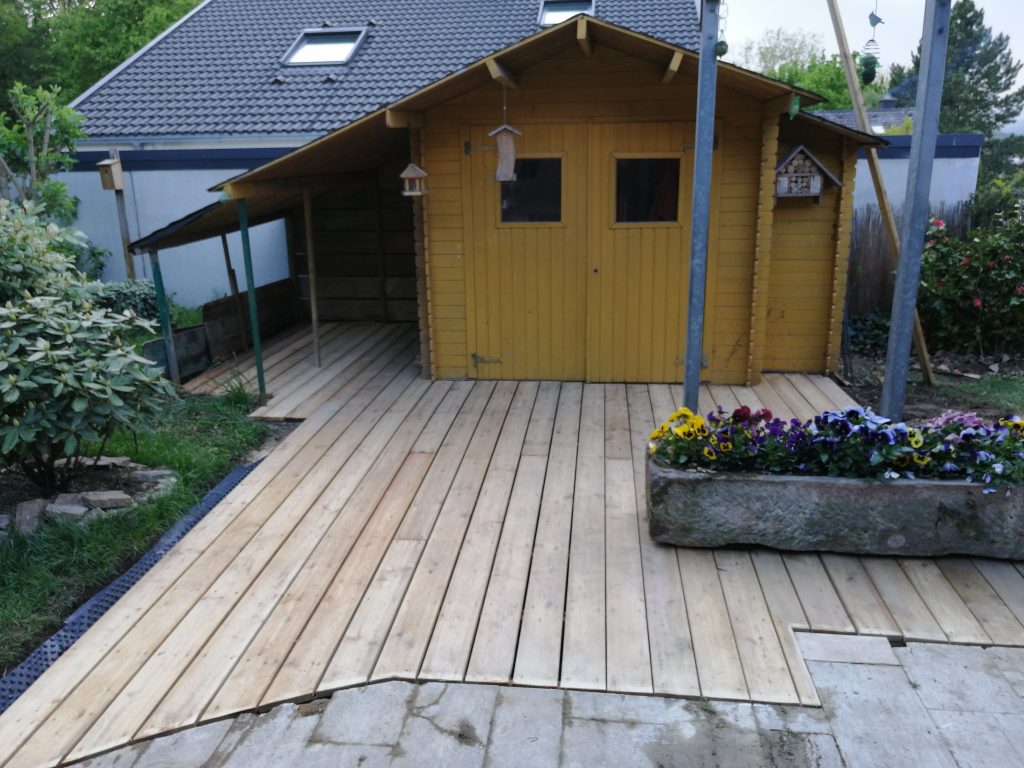 Renovierung einer Terrasse